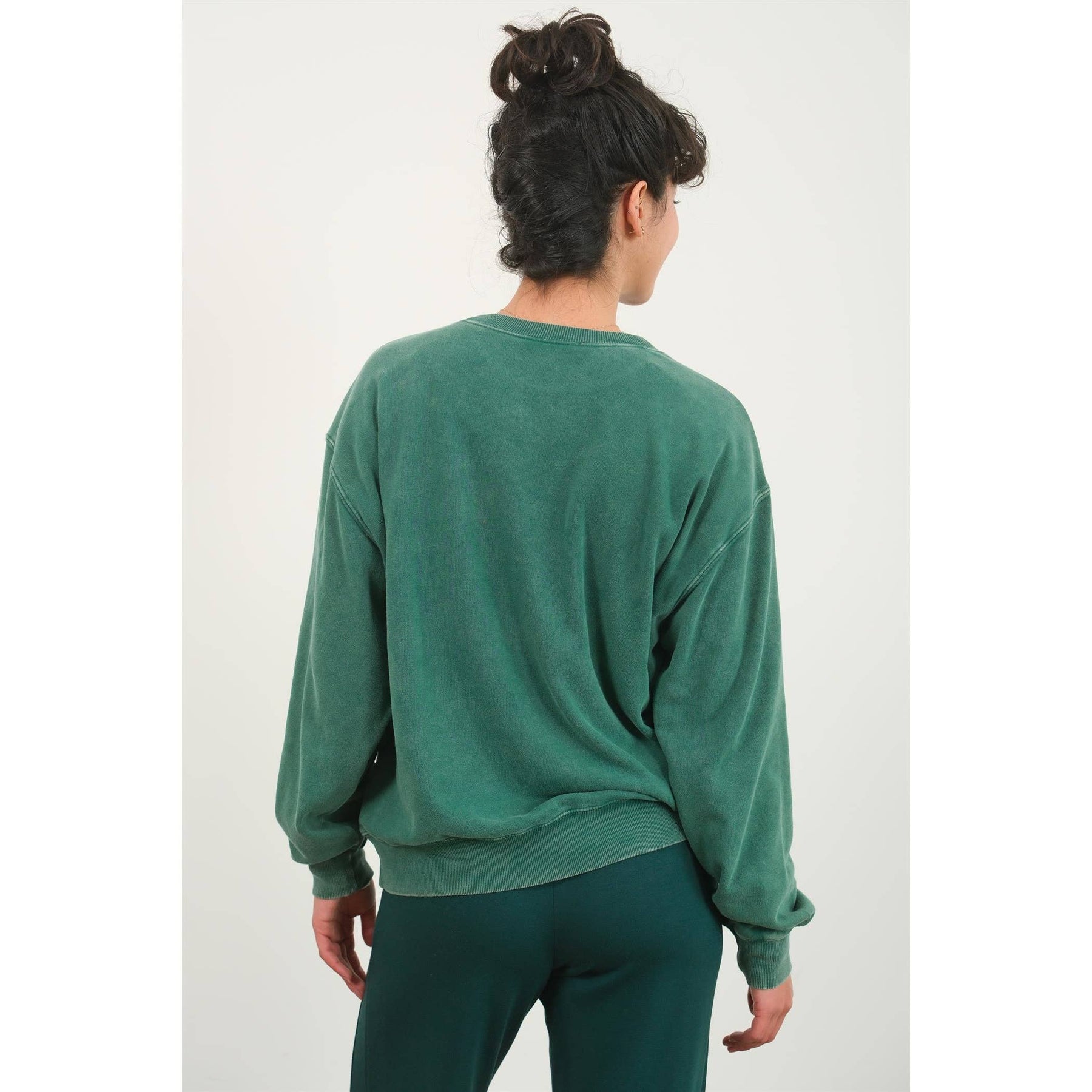 Drop Shoulders Crew Neck Sweatshirt