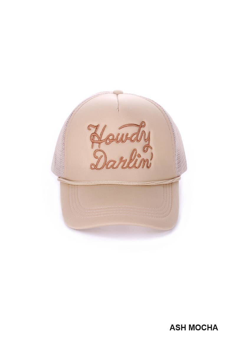 Howdy Darlin Mesh Trucker Cap