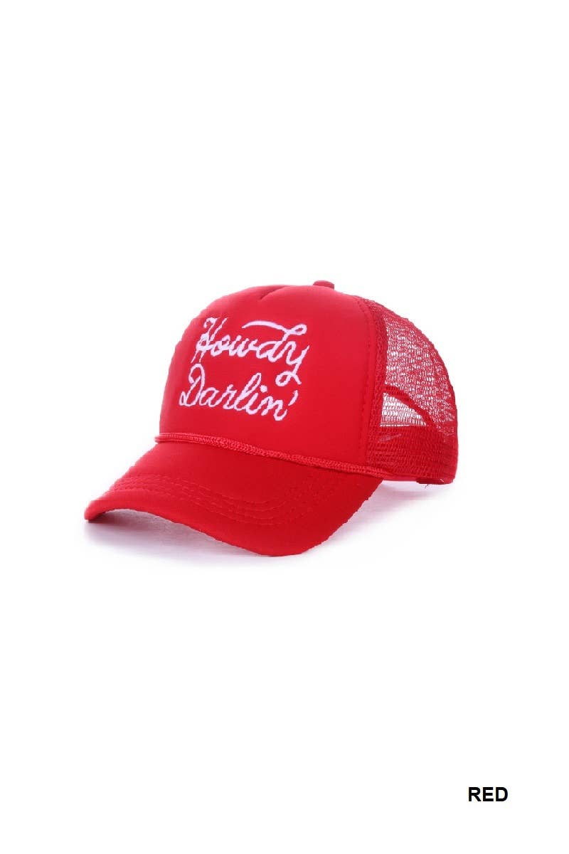 Howdy Darlin Mesh Trucker Cap