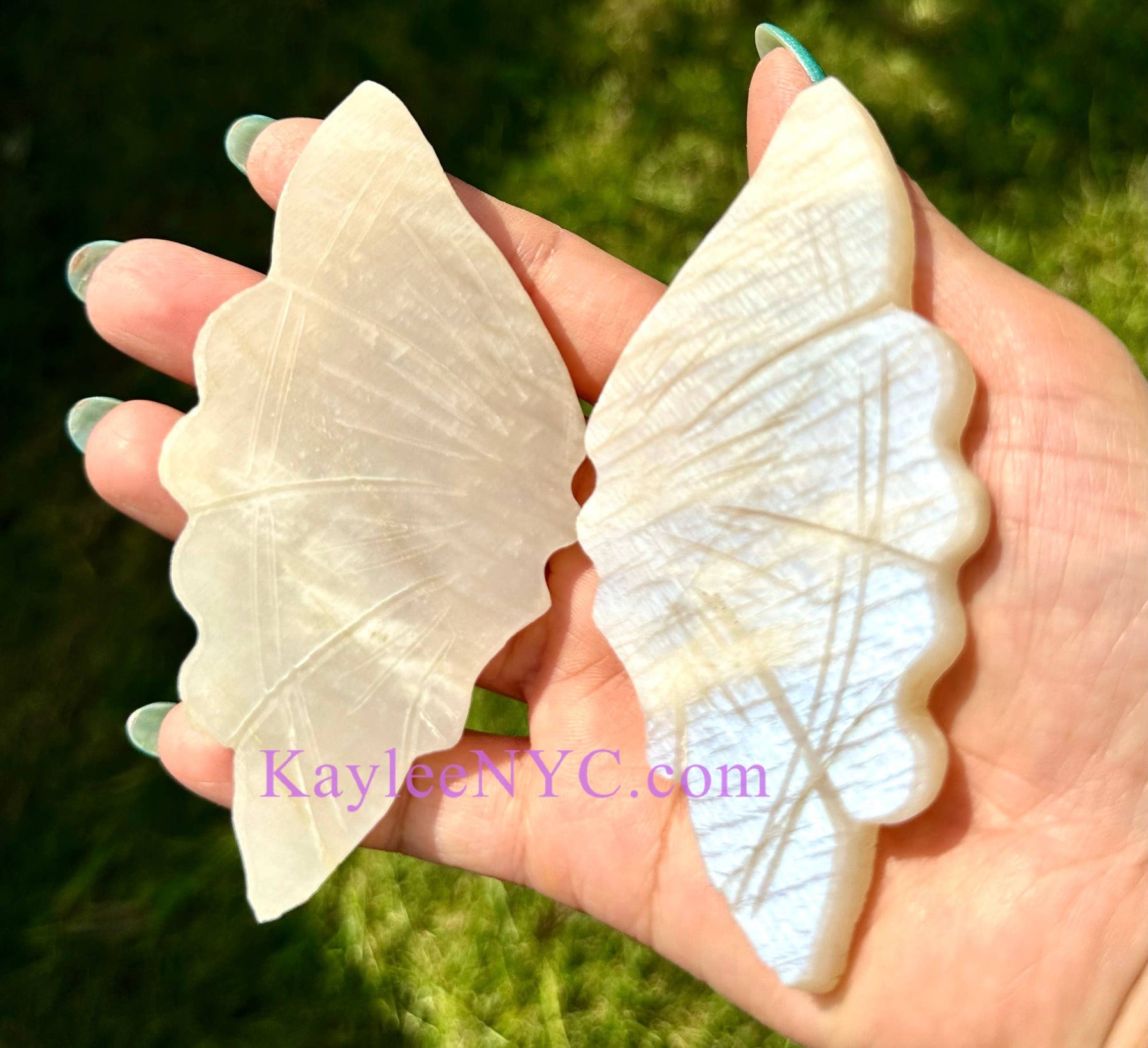 Natural Moonstone Butterfly Crystal