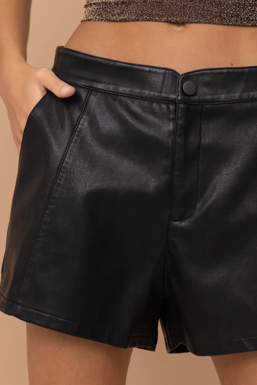 Leather Shorts