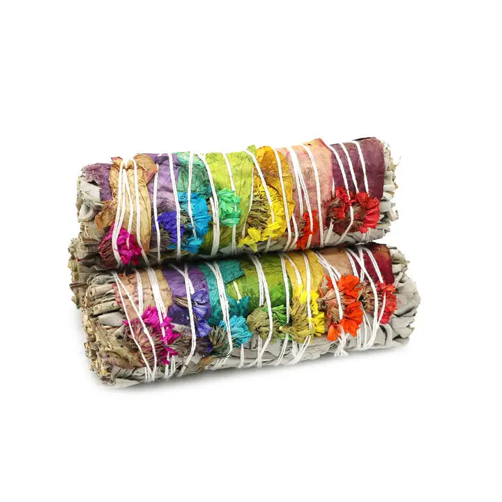 7 Chakras White Sage 4" Smudge Sticks