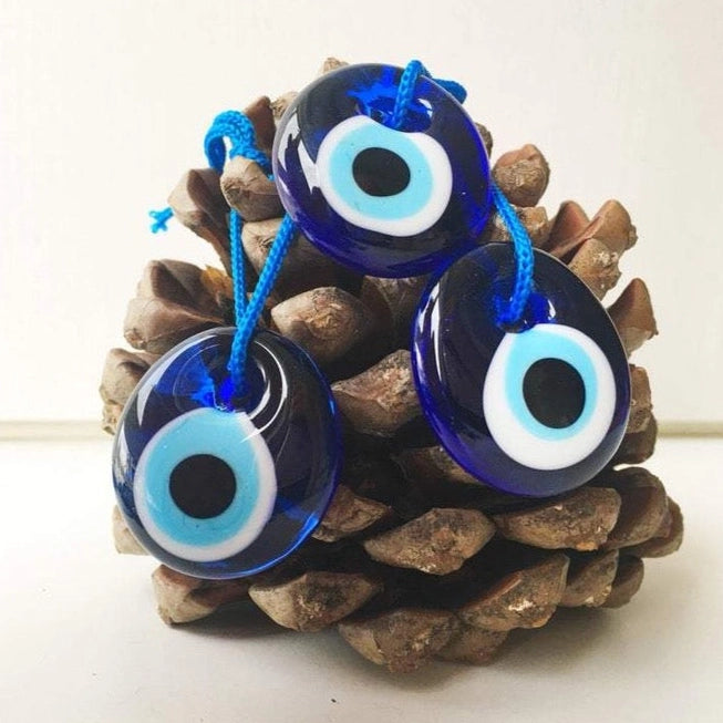 Blue Glass Evil Eye Charm