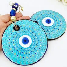 Blue Evil Eye, Elegant Wall Hanging