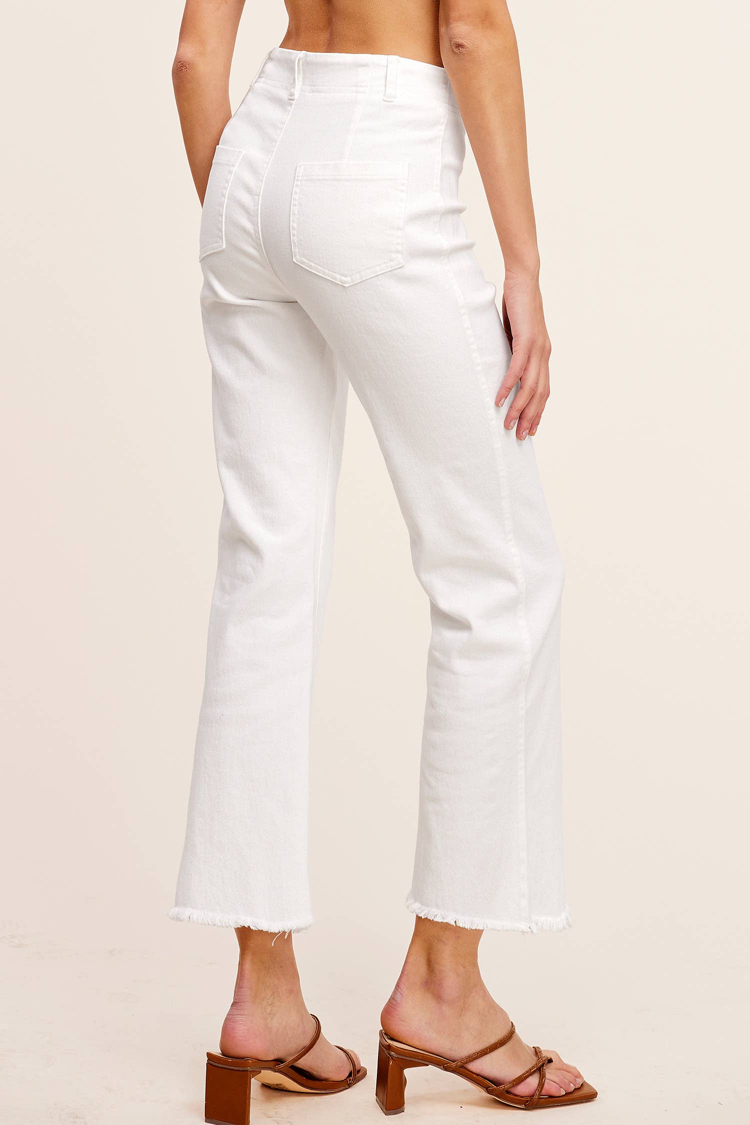 Soft Washed Stretchy High Waisted Flare Pants: Washed Black / XS