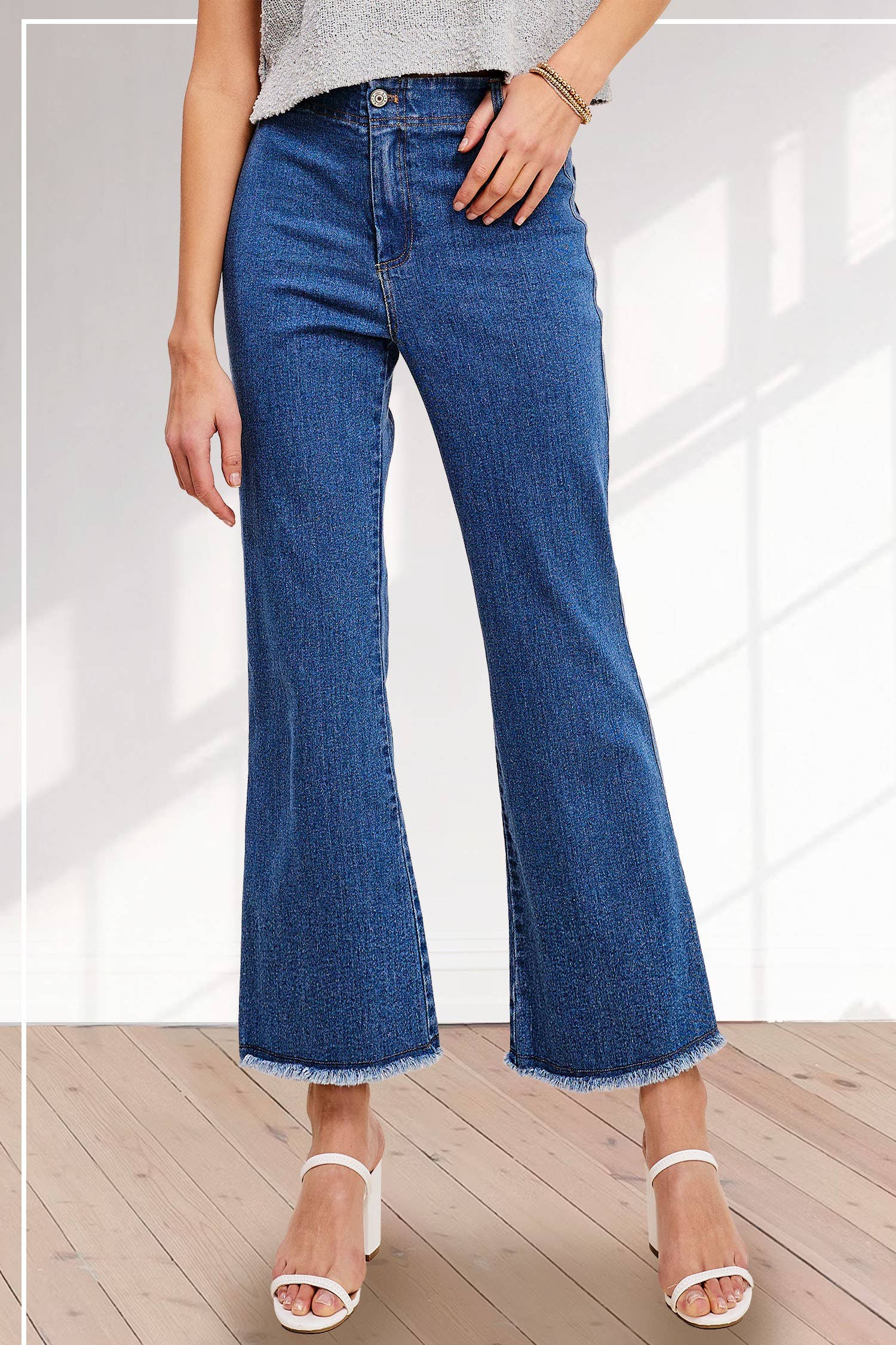 Soft Washed Stretchy High Waisted Flare Pants: Washed Black / XS