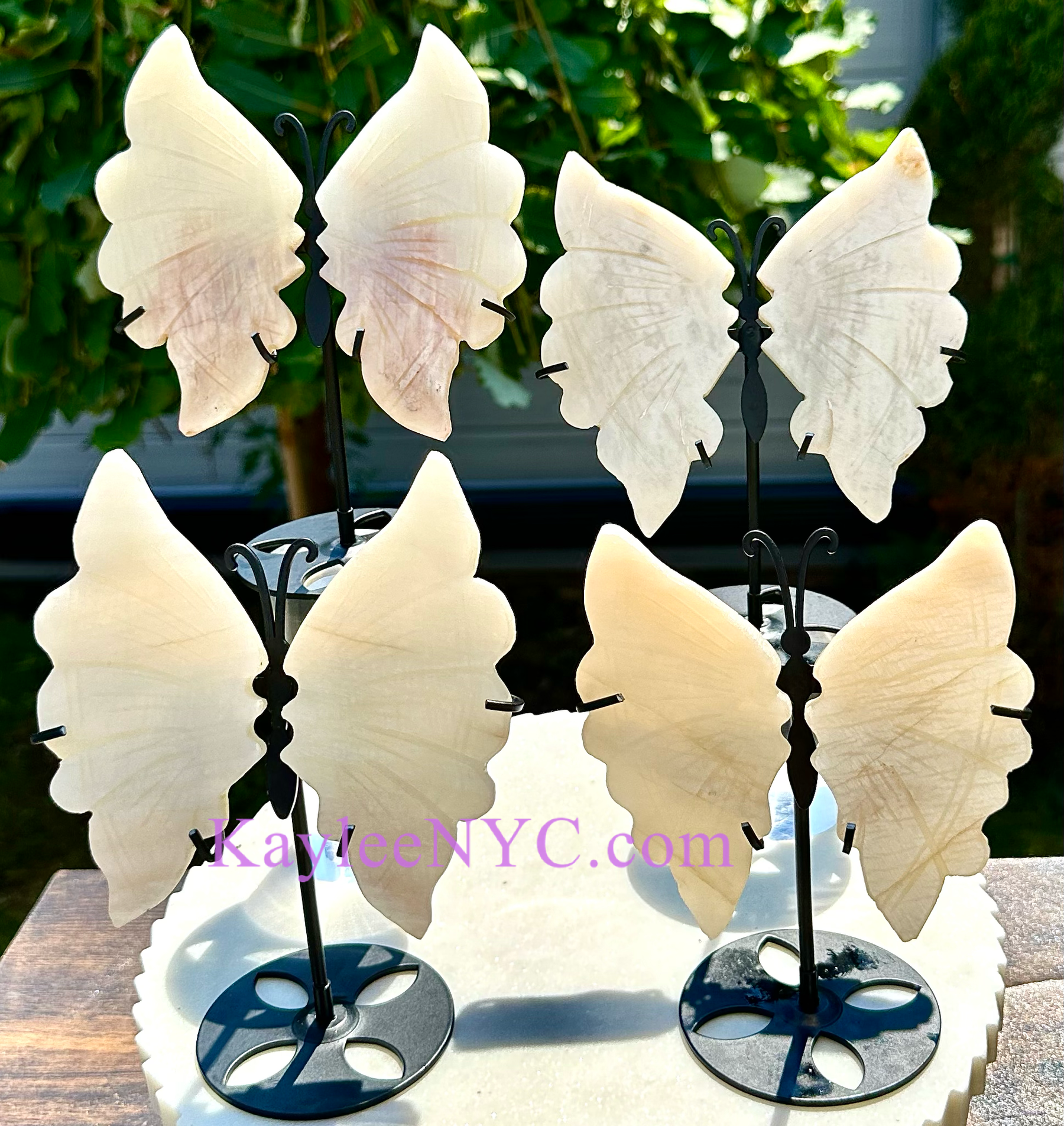 Natural Moonstone Butterfly Crystal