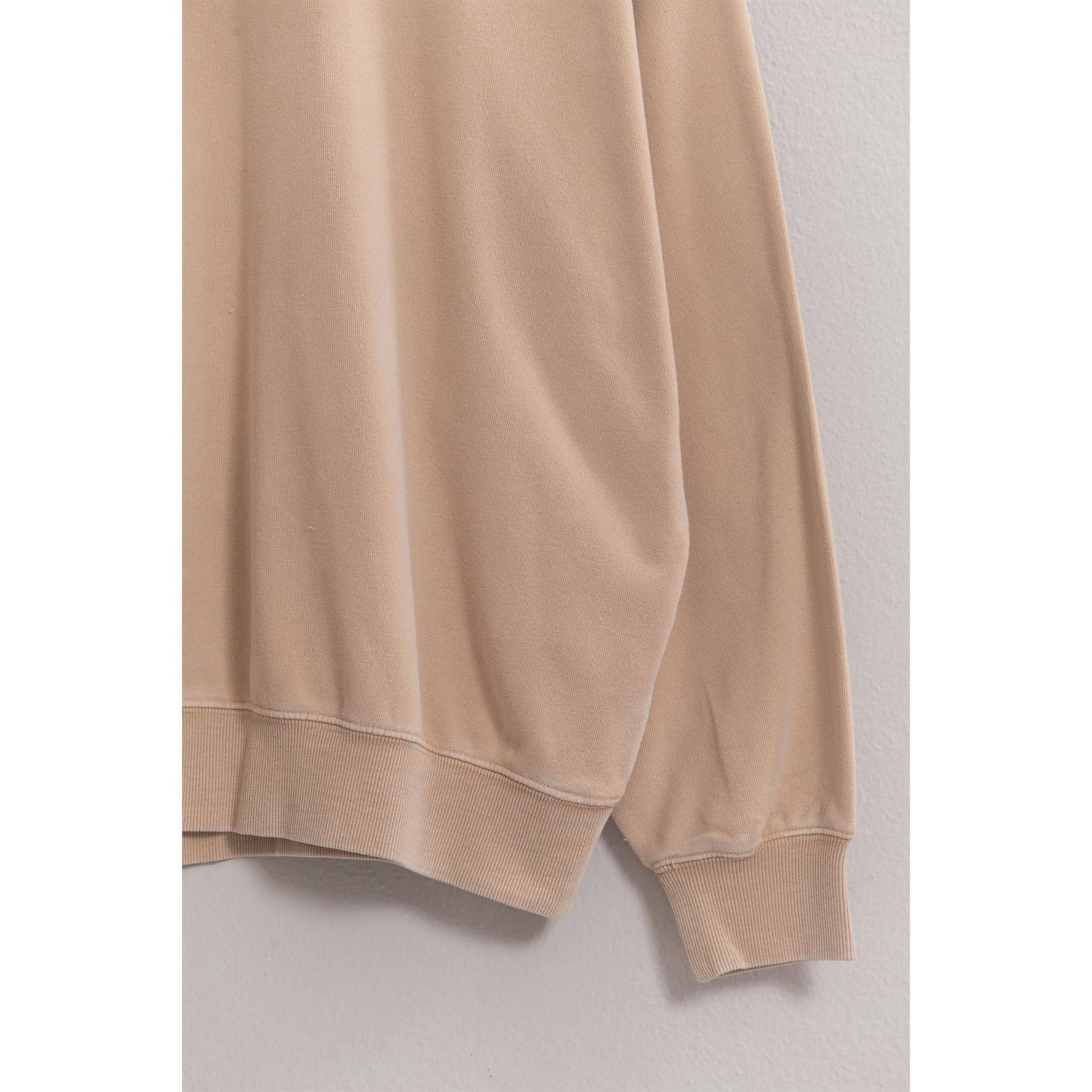 Drop Shoulders Crew Neck Sweatshirt