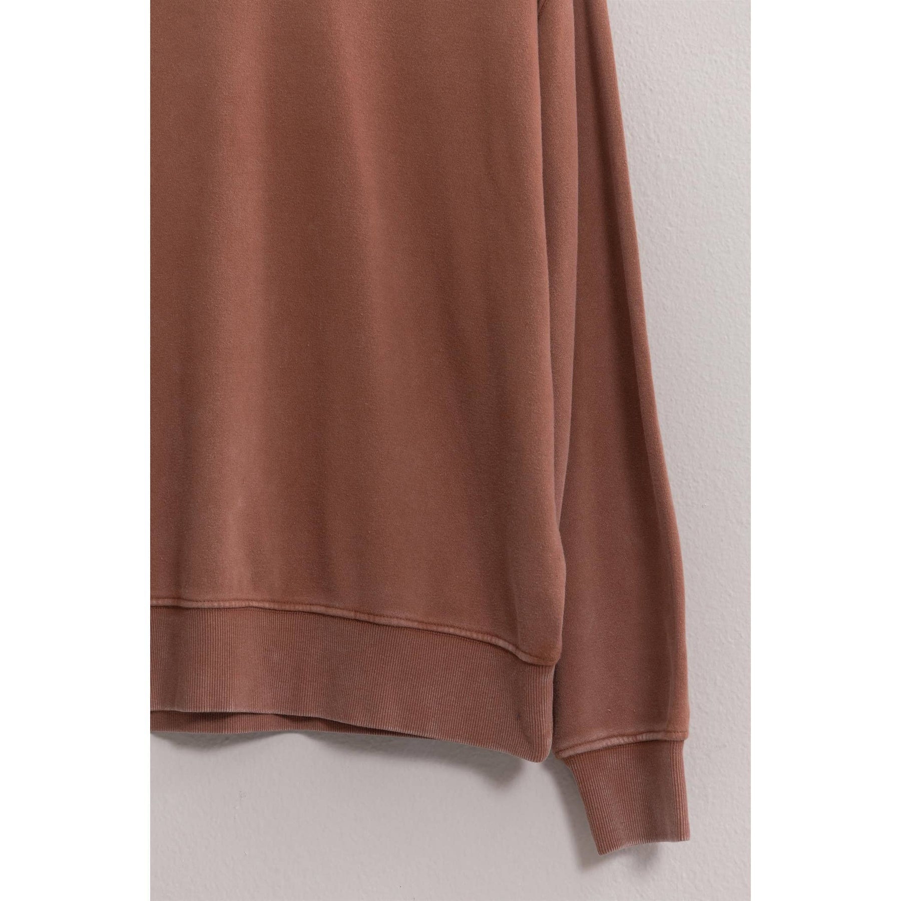 Drop Shoulders Crew Neck Sweatshirt