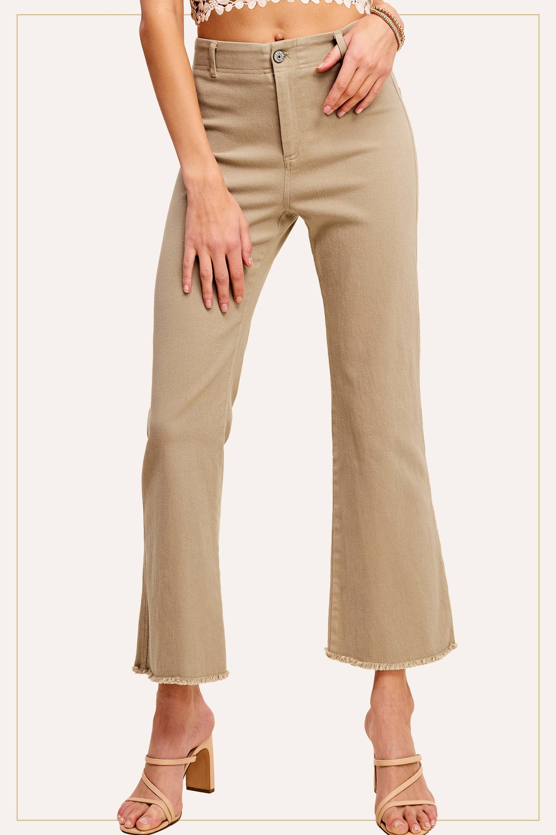 Soft Washed Stretchy High Waisted Flare Pants: Washed Black / M