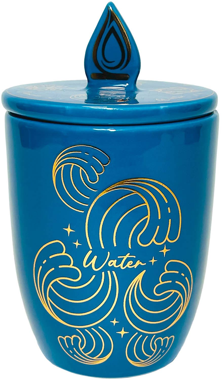 Four Elements Zodiac Candle - Water (Blue)