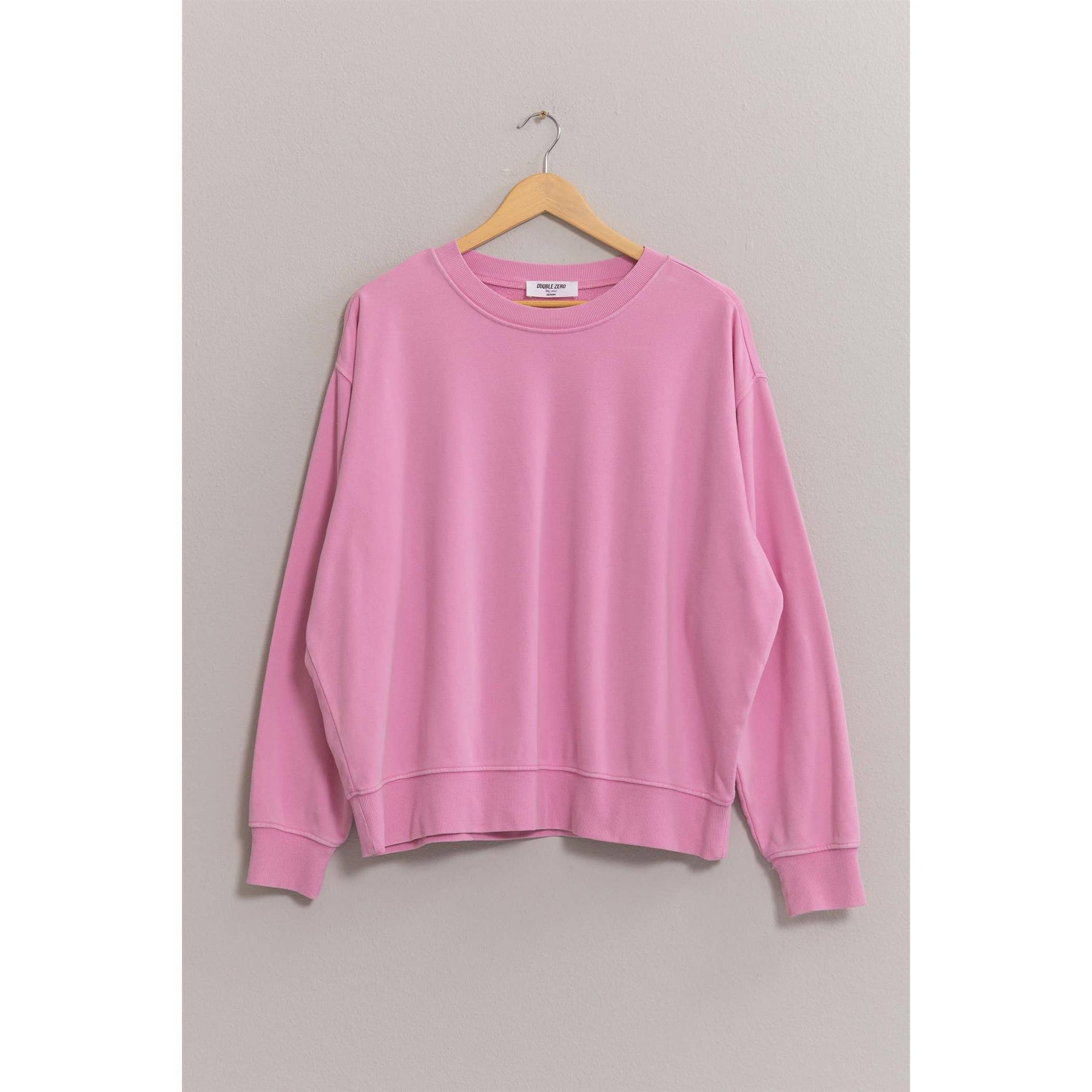 Drop Shoulders Crew Neck Sweatshirt