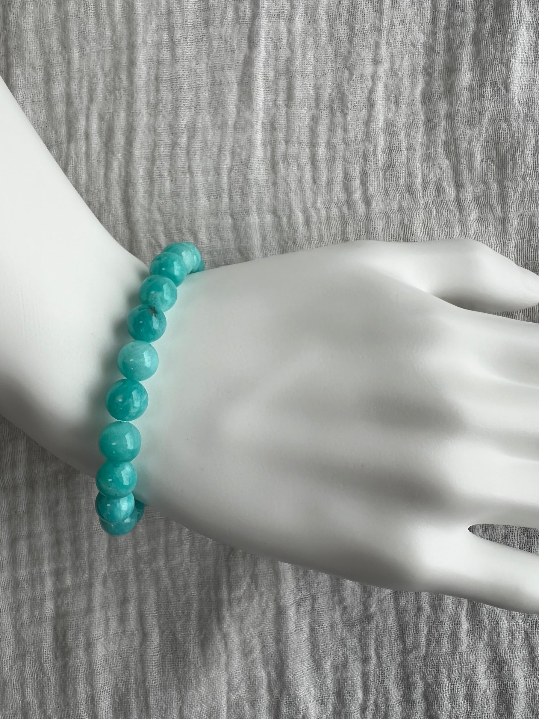 Amazonite Bracelet on wrist