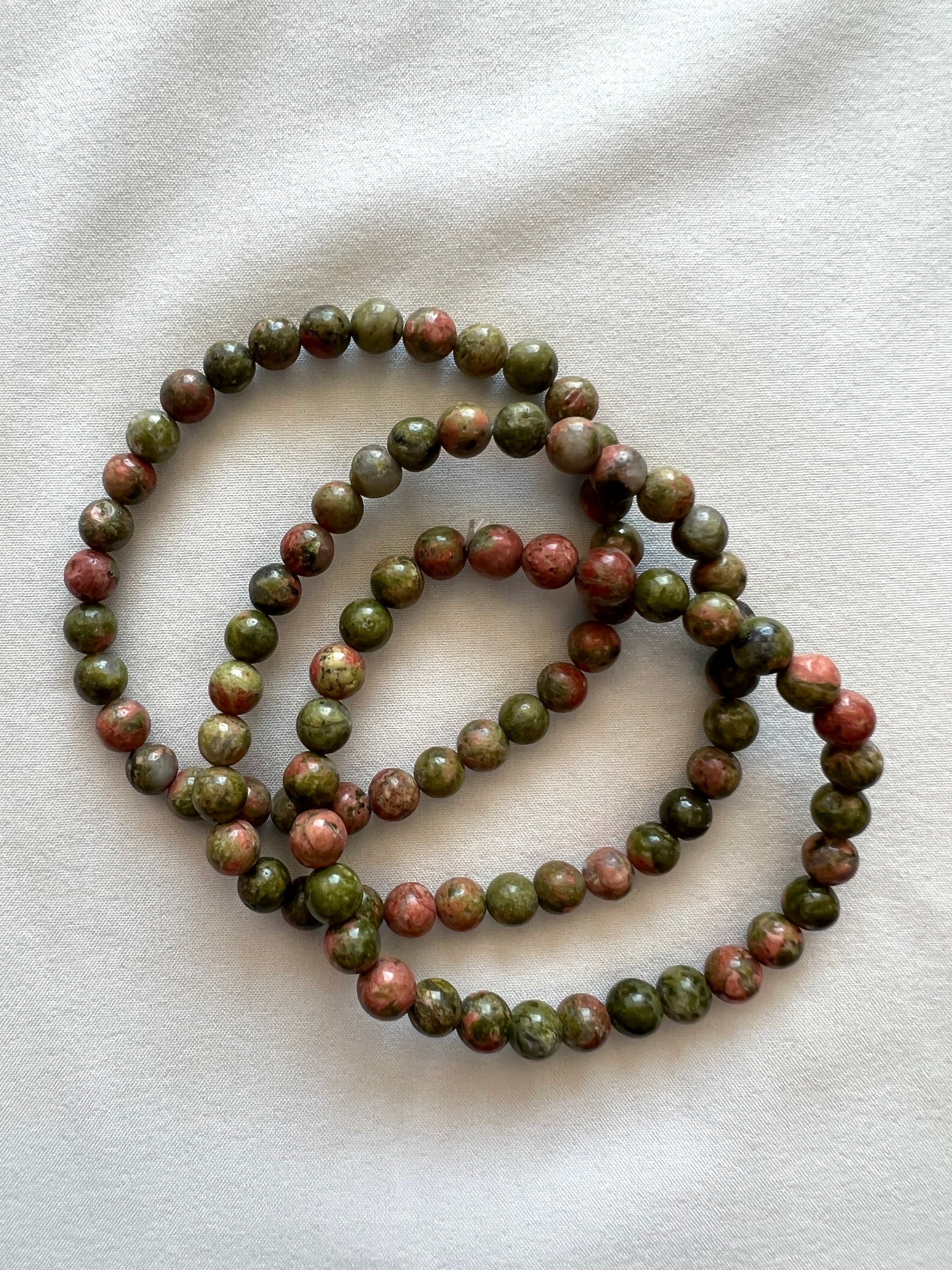 Unakite Bracelets