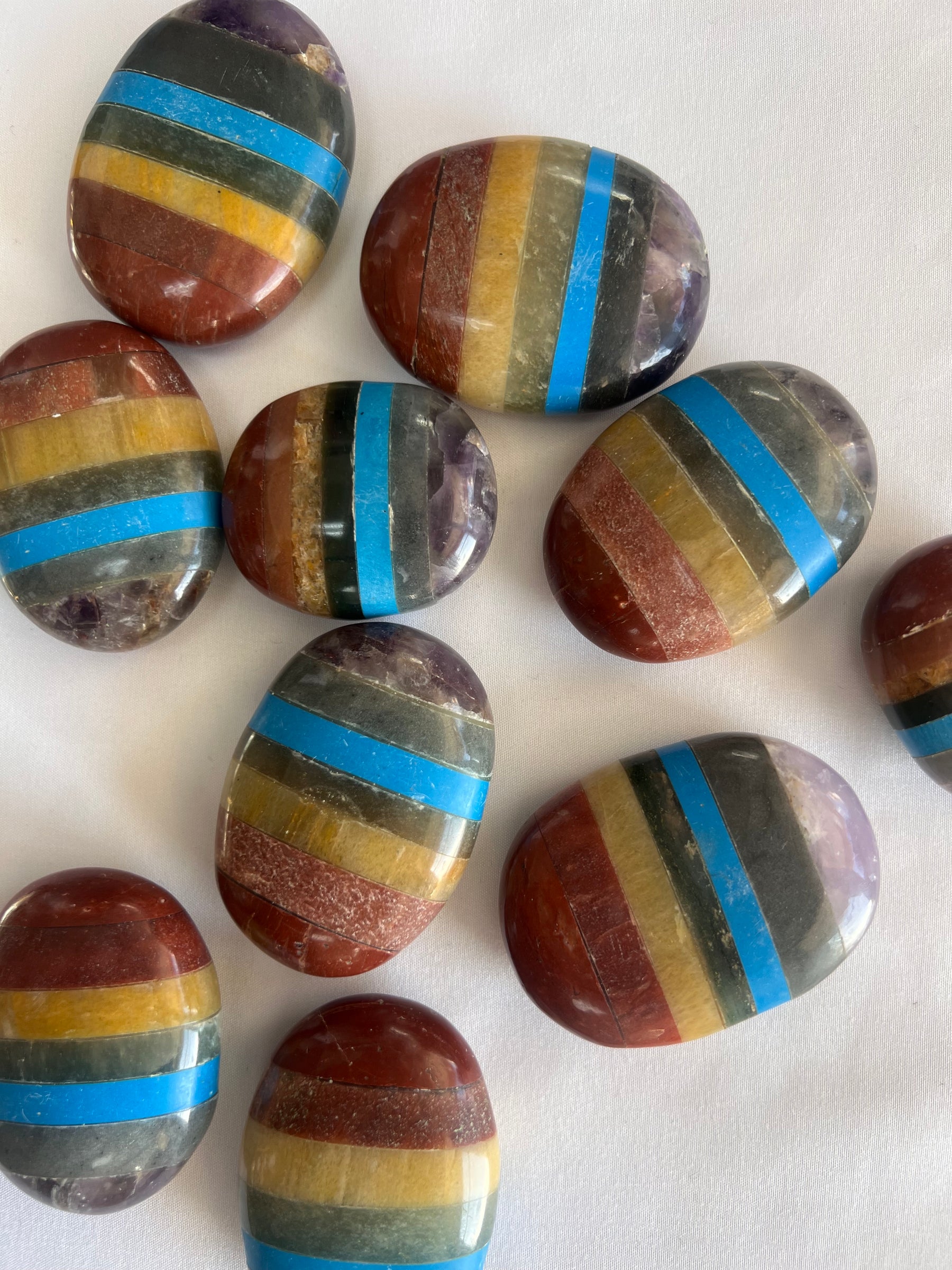 Chakra Palm Stones - Large