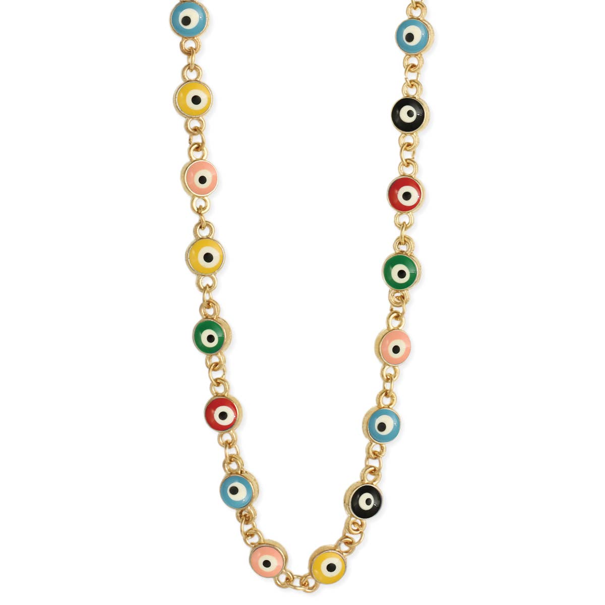 Multi Evil Eye Bead Necklace