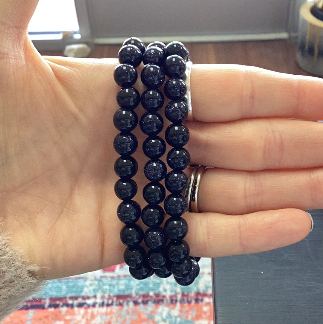 Blue Goldstone Bracelet