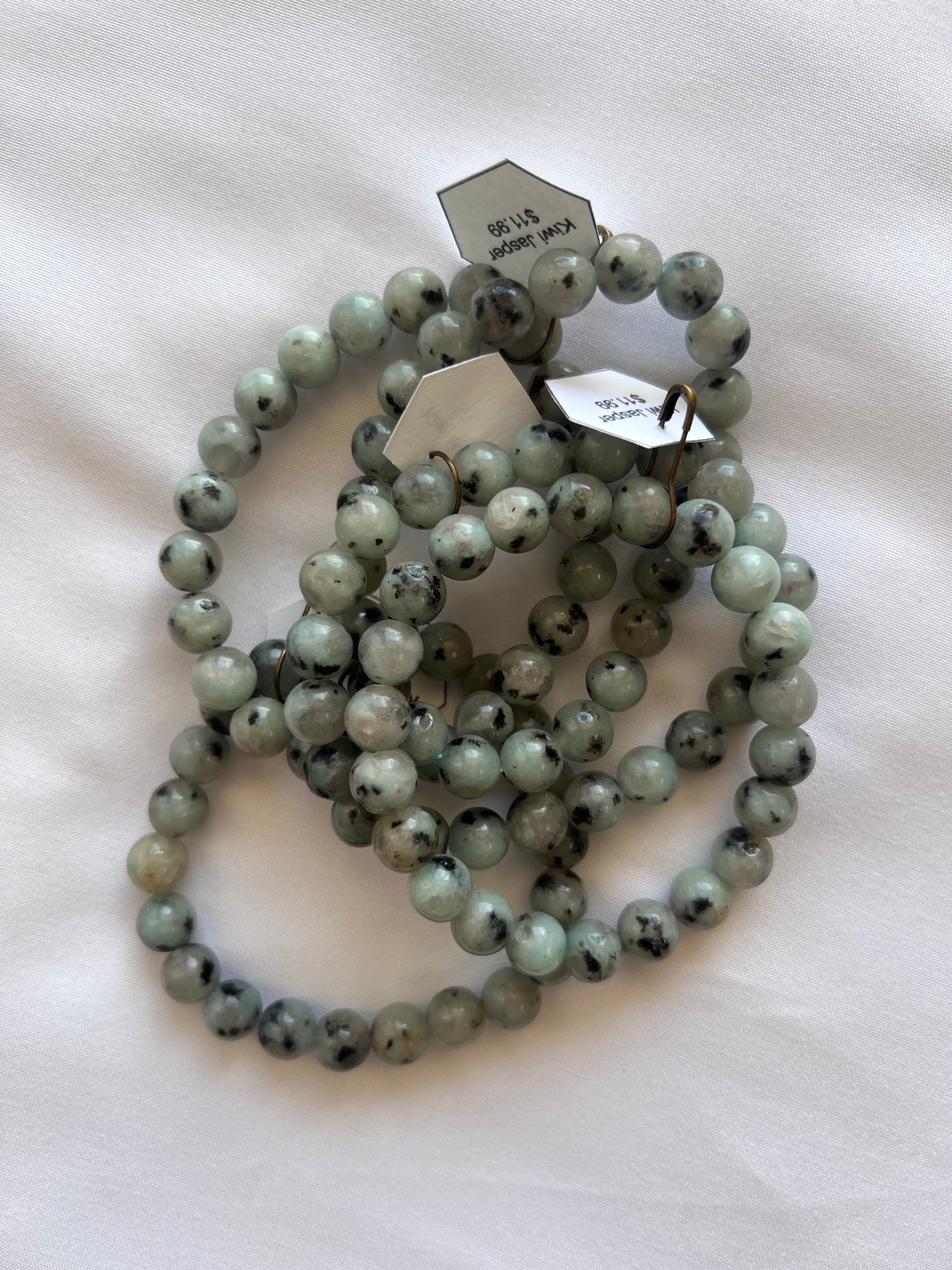Kiwi Jasper Bracelets