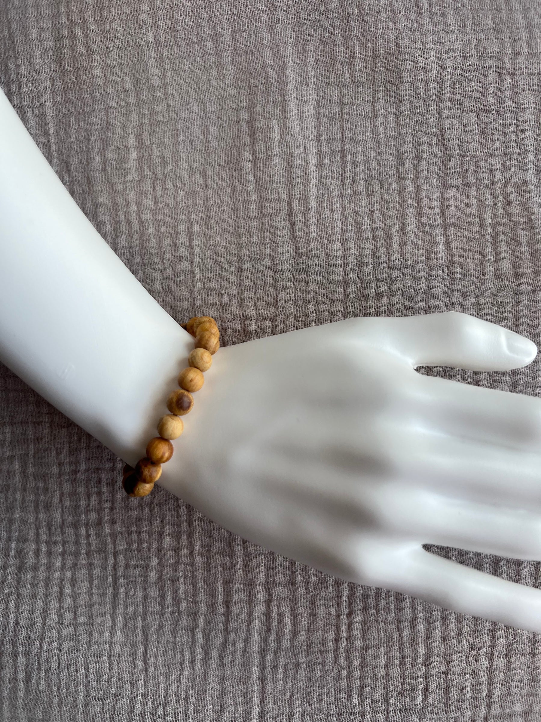 Palo Santo Bracelet on wrist
