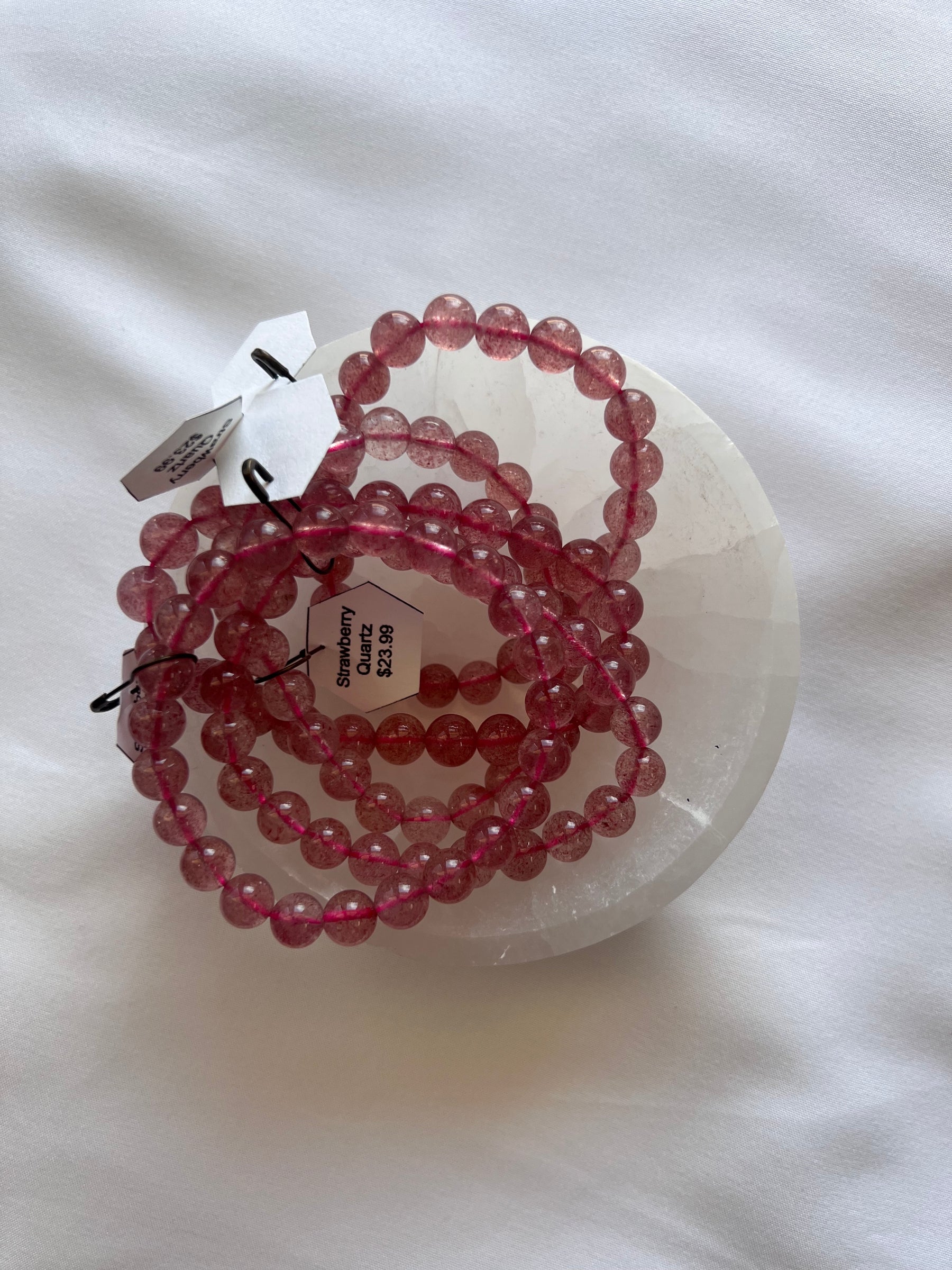 Strawberry Quartz Bracelets