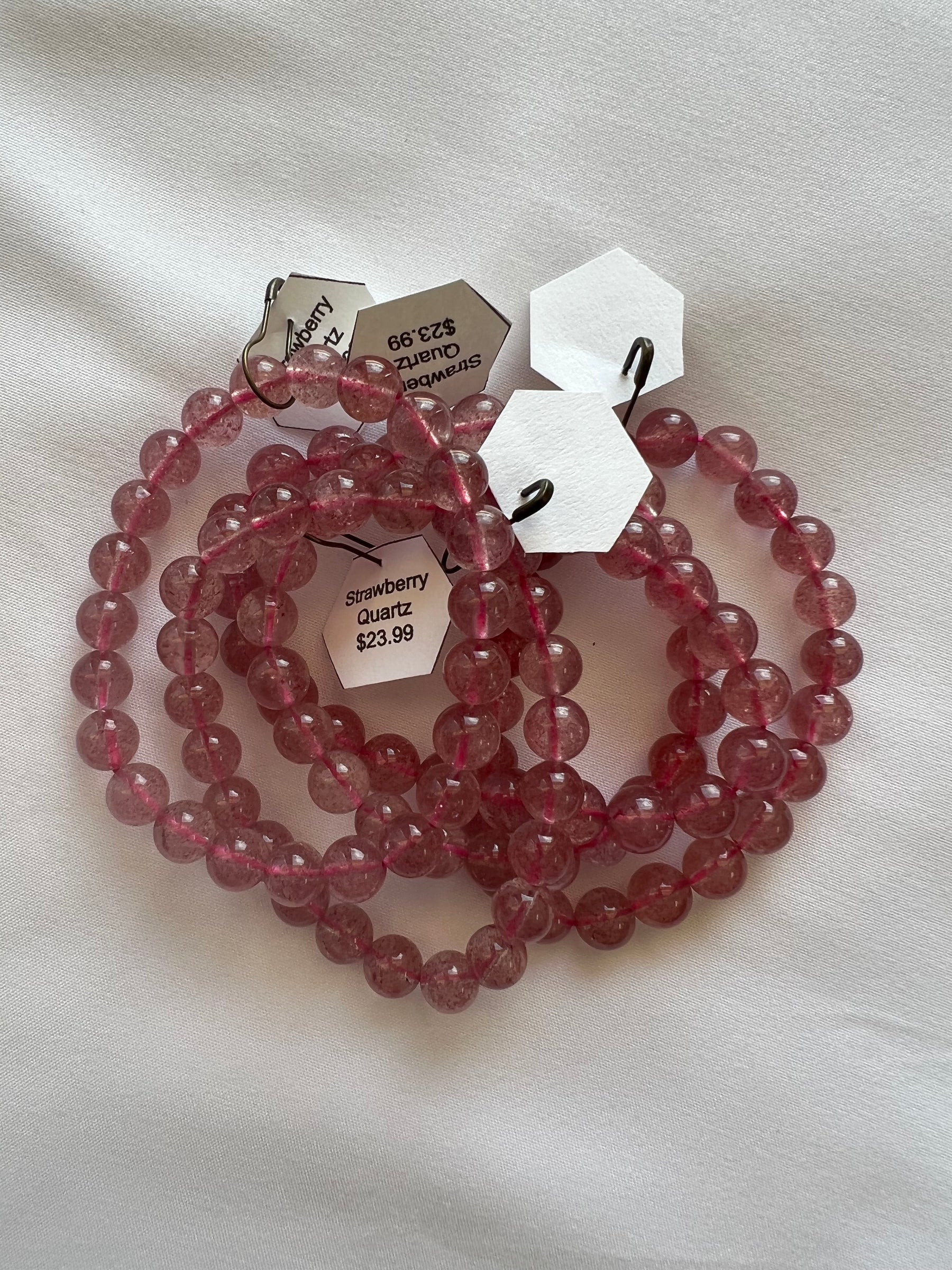 Strawberry Quartz Bracelets