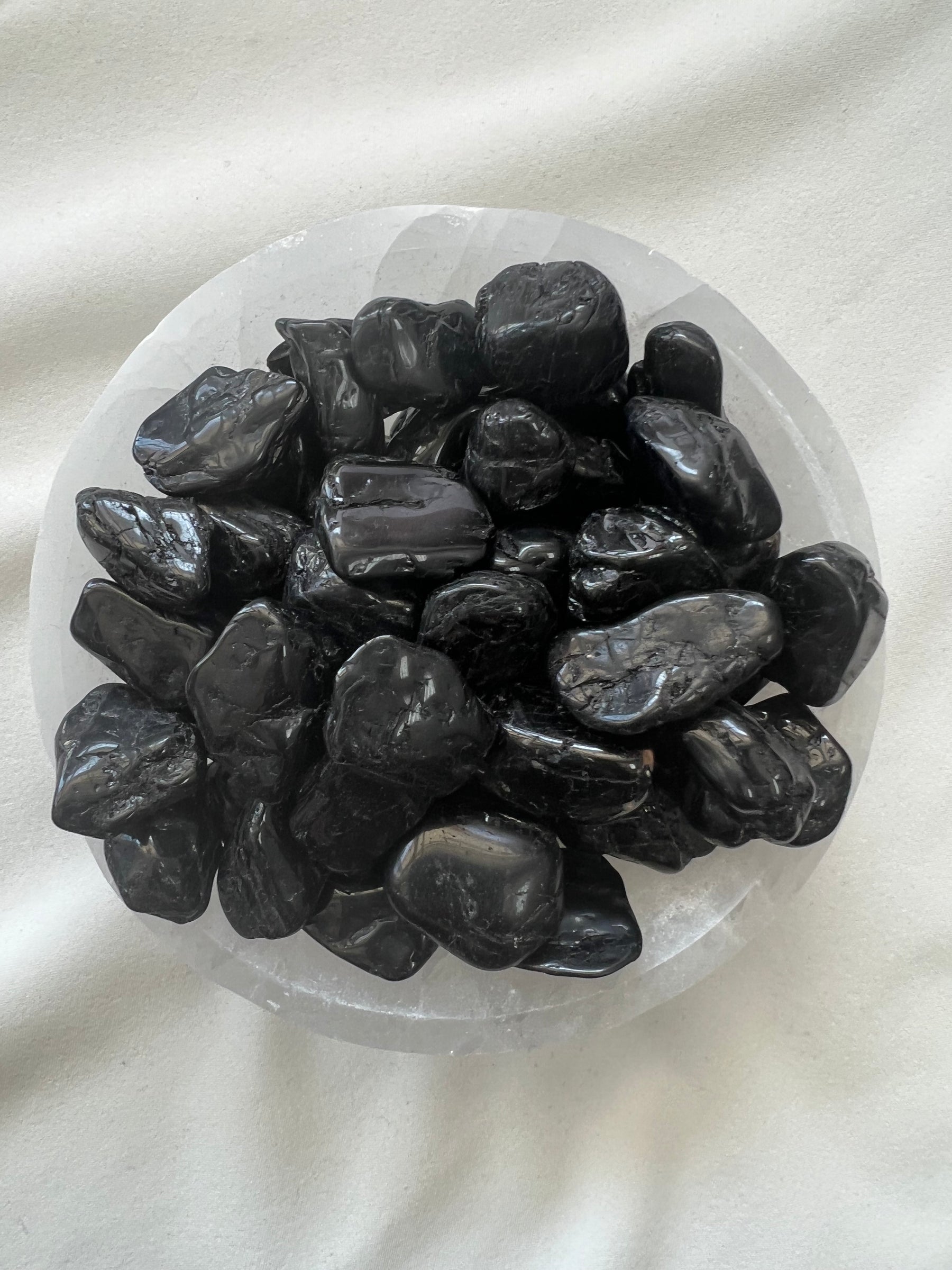 Tourmaline, Black Tumbled
