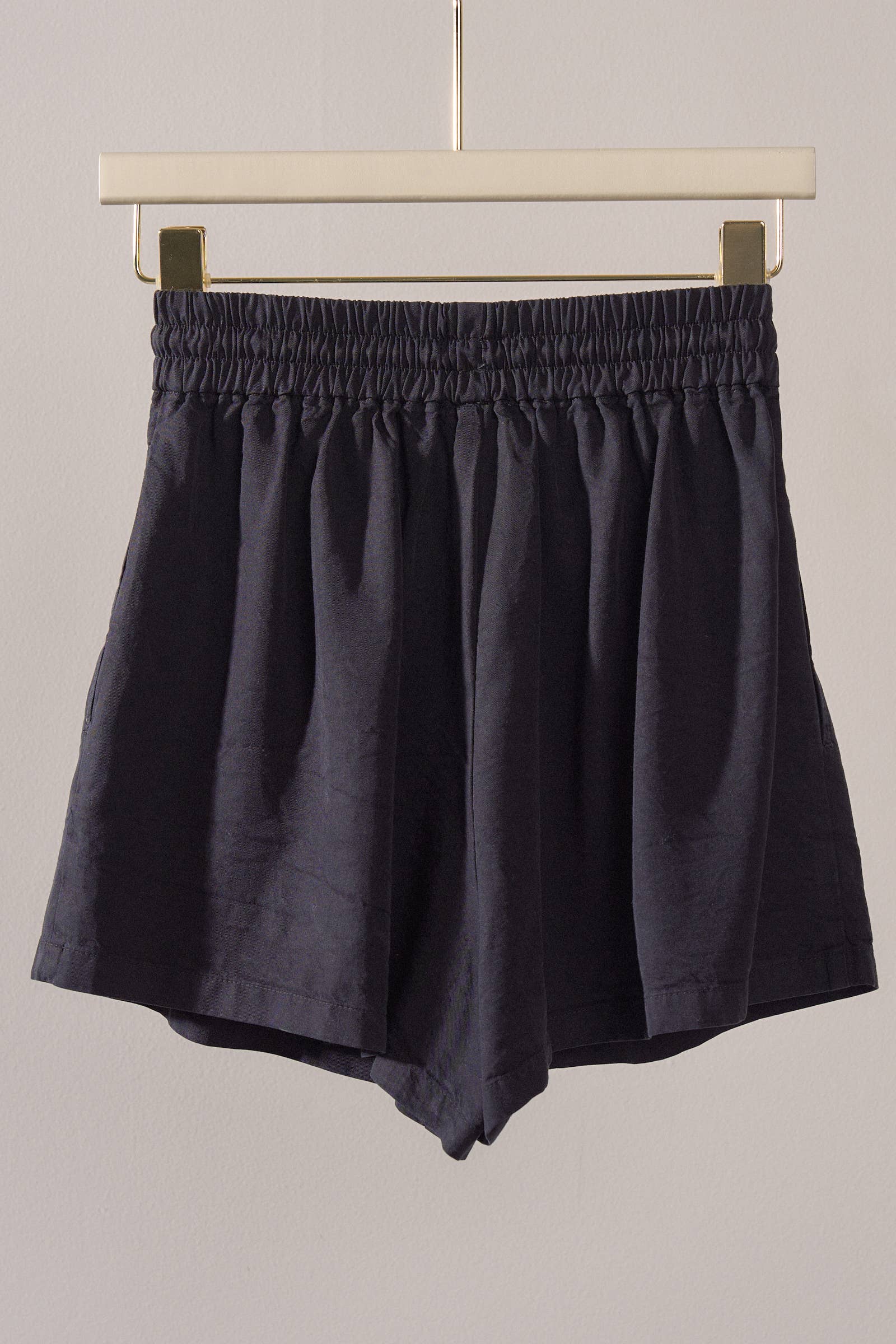 Everyday Chambray Drawstring Shorts