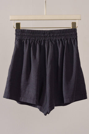 Everyday Chambray Drawstring Shorts