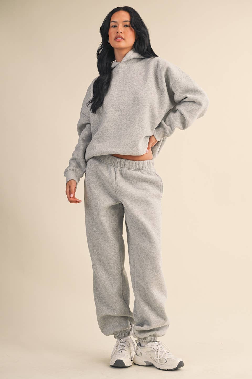 Cozy Fleece Oversized Pullover Hoodie