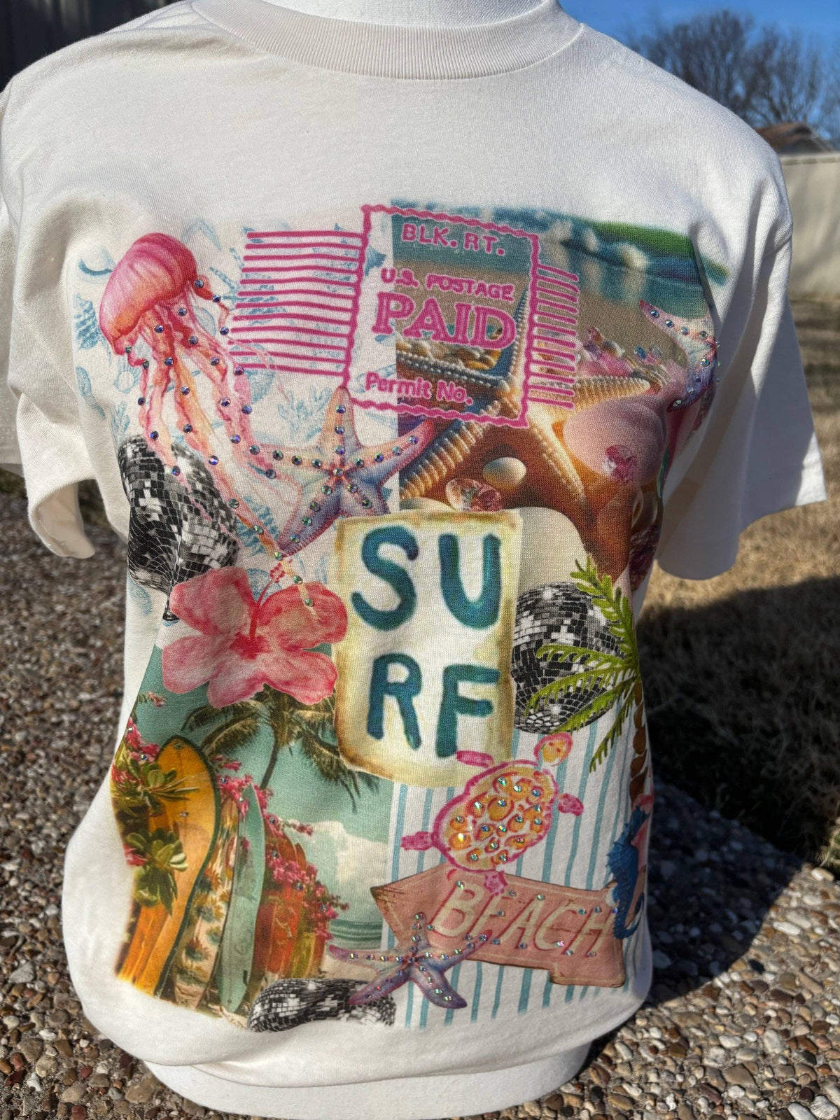 Surf Bedazzled Shirt