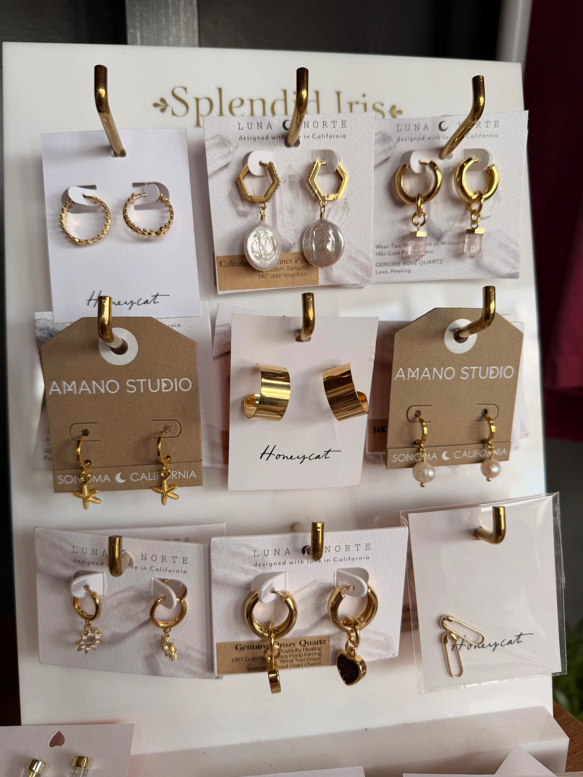 18k Gold Earrings