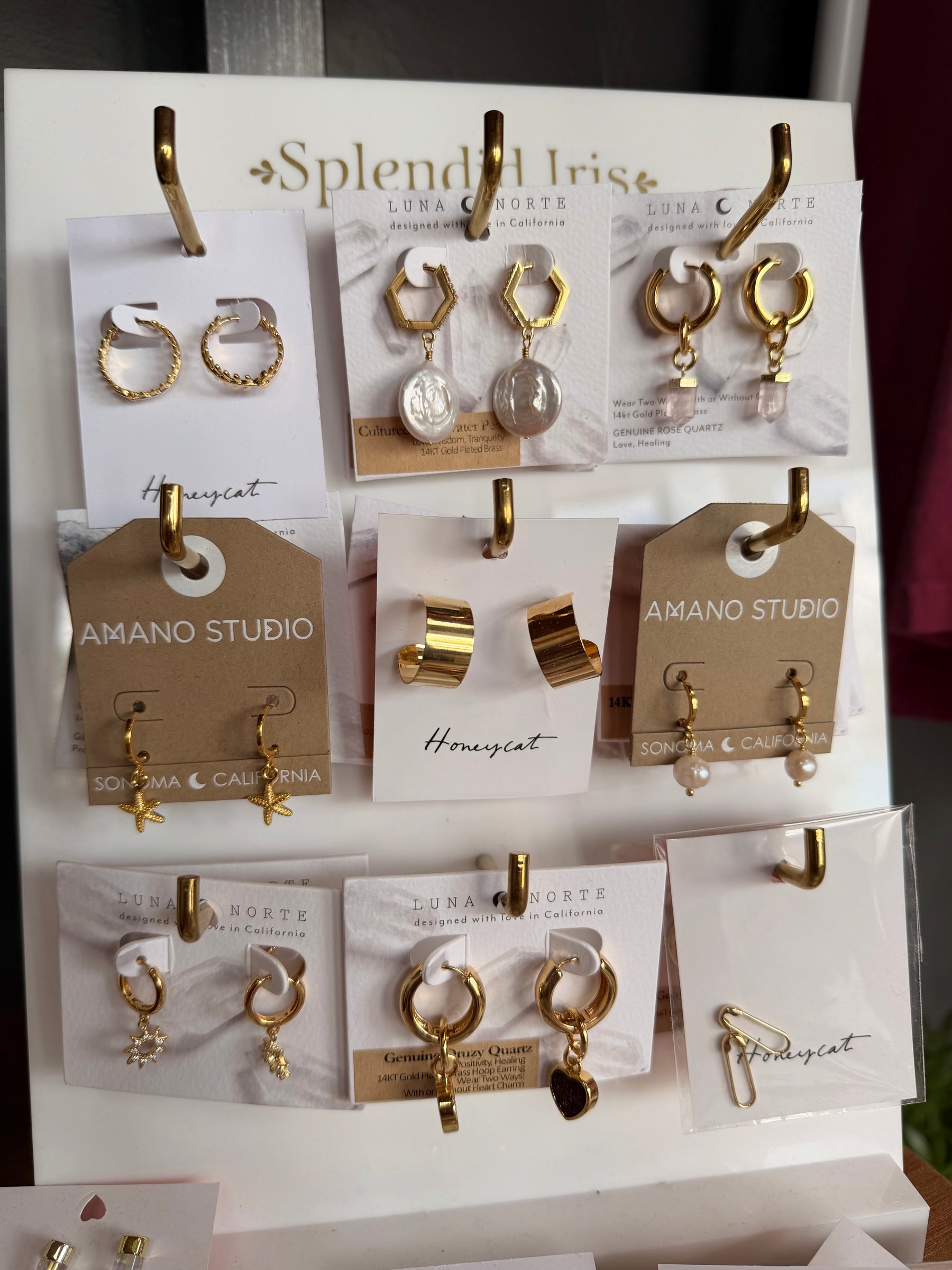 18k Gold Earrings