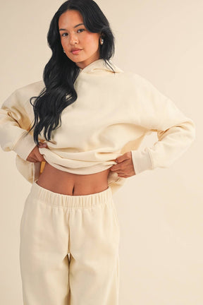 Cozy Fleece Oversized Pullover Hoodie