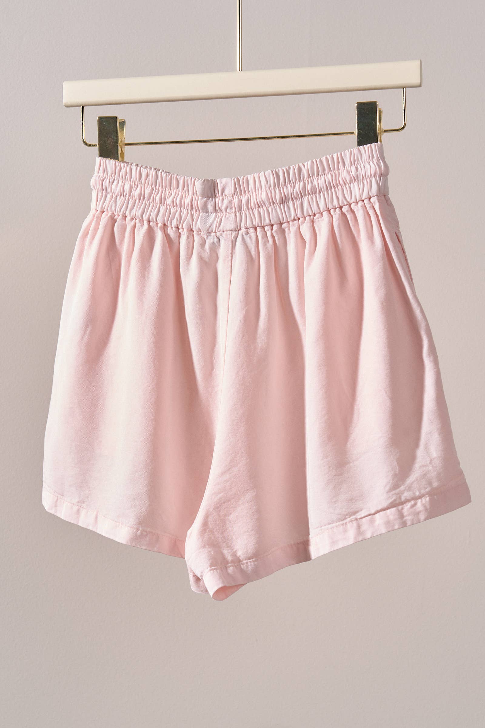 Everyday Chambray Drawstring Shorts