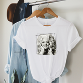 Dolly Portrait Graphic Tee: White / Medium
