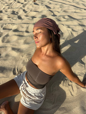 BOHO Stretchy Natural Tube Top