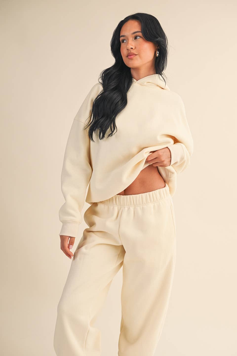 Cozy Fleece Oversized Pullover Hoodie