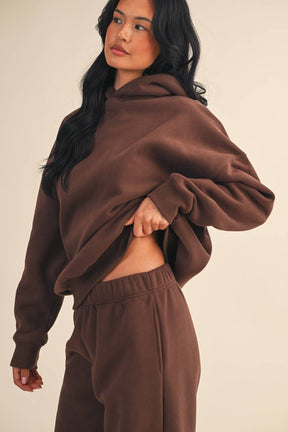 Cozy Fleece Oversized Pullover Hoodie