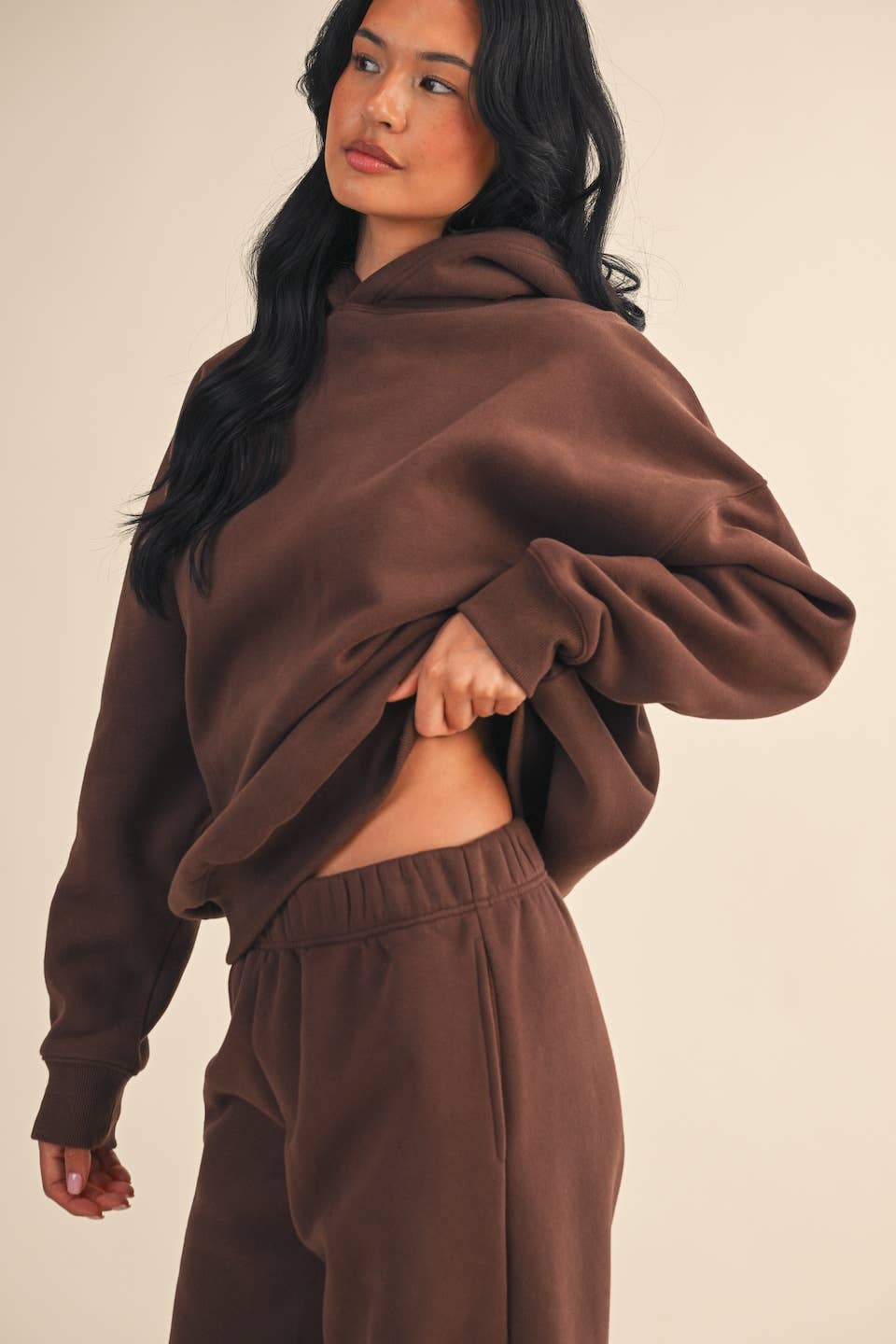 Cozy Fleece Oversized Pullover Hoodie