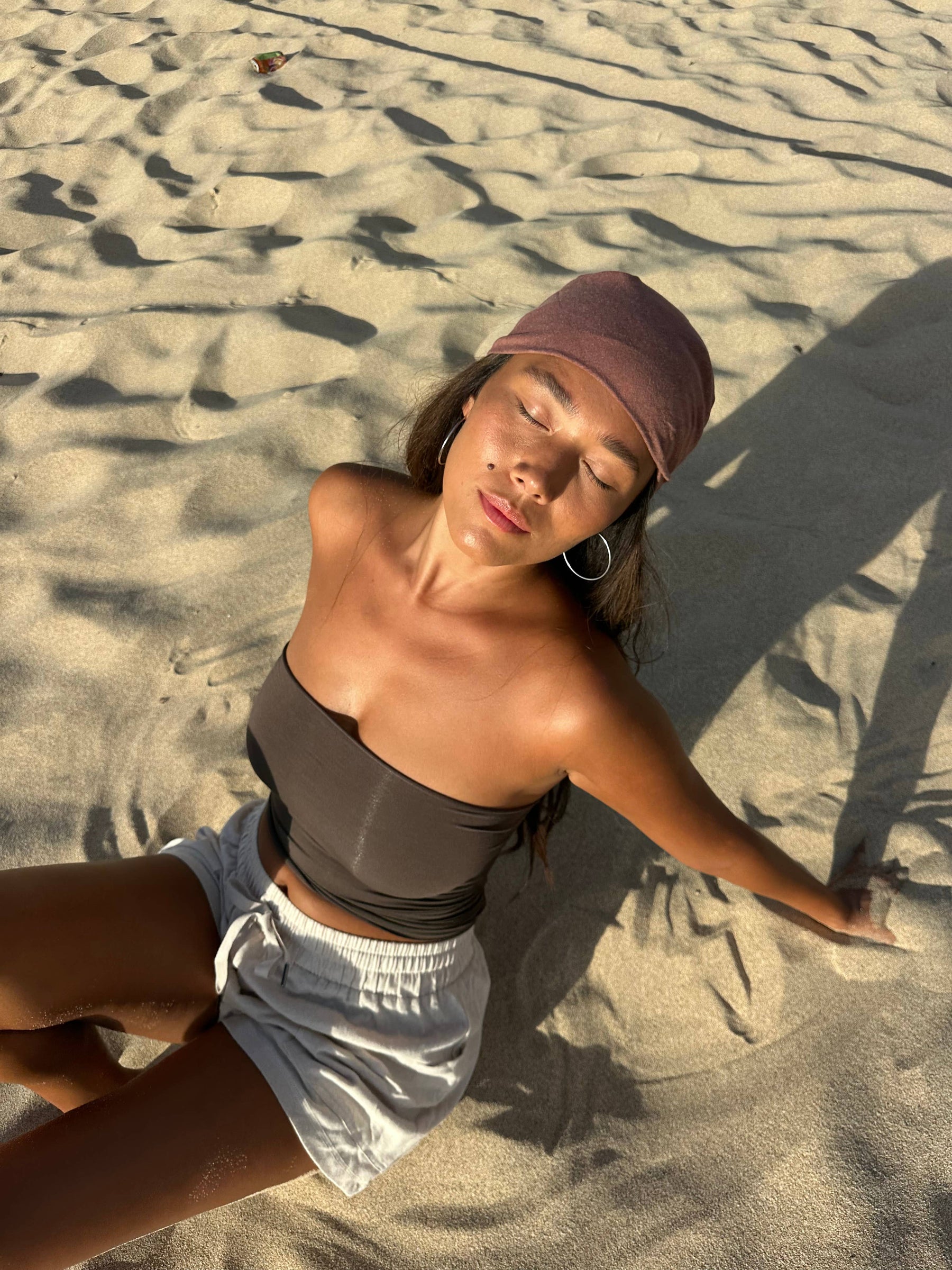 BOHO Stretchy Natural Tube Top