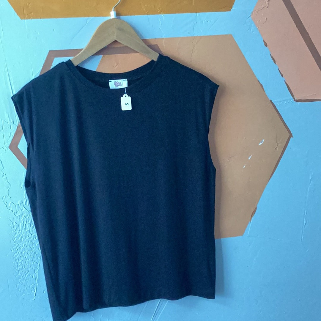 Basic Muscle Tee Black