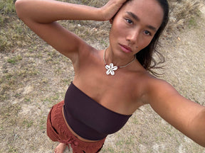 BOHO Stretchy Natural Tube Top