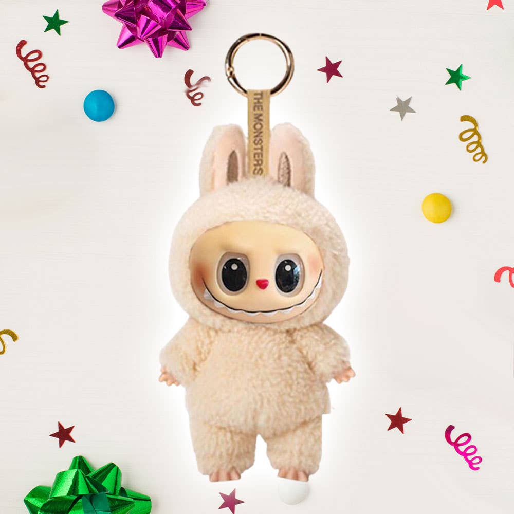Labubu Inspired Monster Doll Keychain Exciting Macaron Blind Box