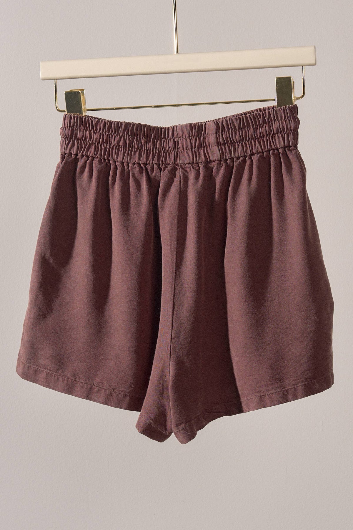 Everyday Chambray Drawstring Shorts
