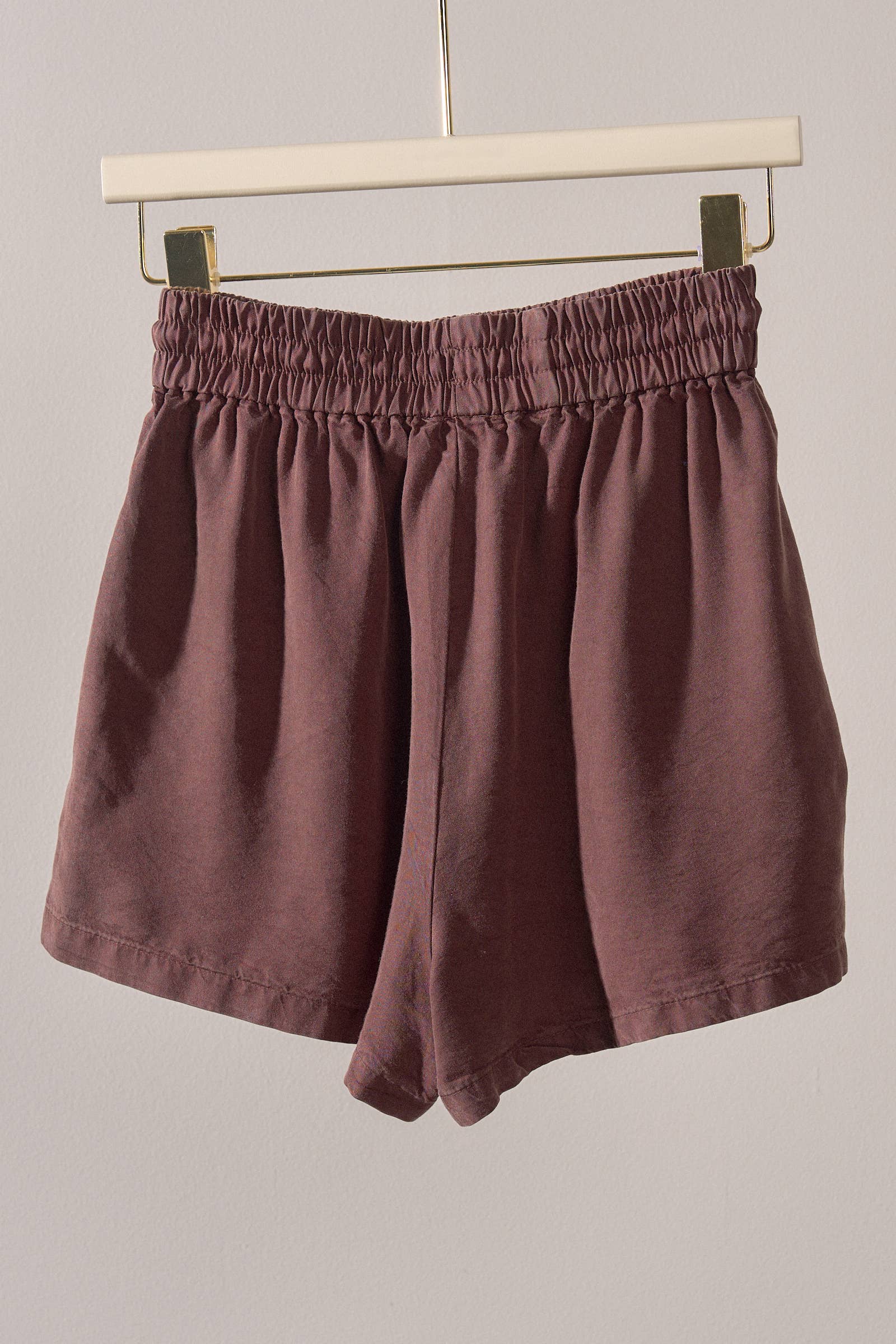Everyday Chambray Drawstring Shorts