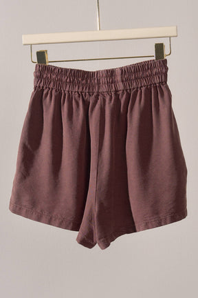 Everyday Chambray Drawstring Shorts