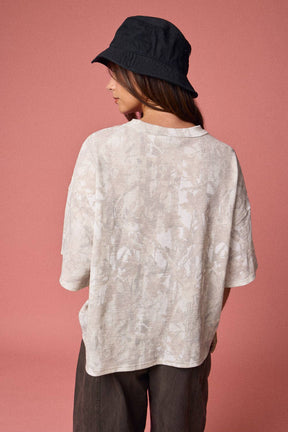 PT51002 - CAMO RIBBED LOOSE FIT SHIRT