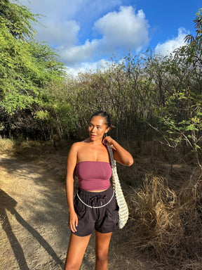 BOHO Stretchy Natural Tube Top