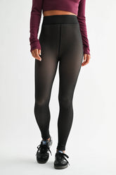 Fur Lined High-Waisted Tights
