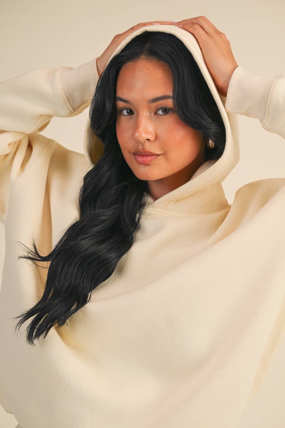 Cozy Fleece Oversized Pullover Hoodie